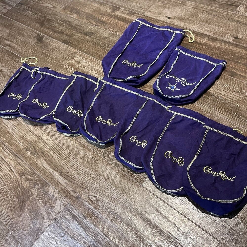 Crown Royal Dallas Cowboys BAG - 2024 Limited Edition Series Plus Bundle 8 Bags